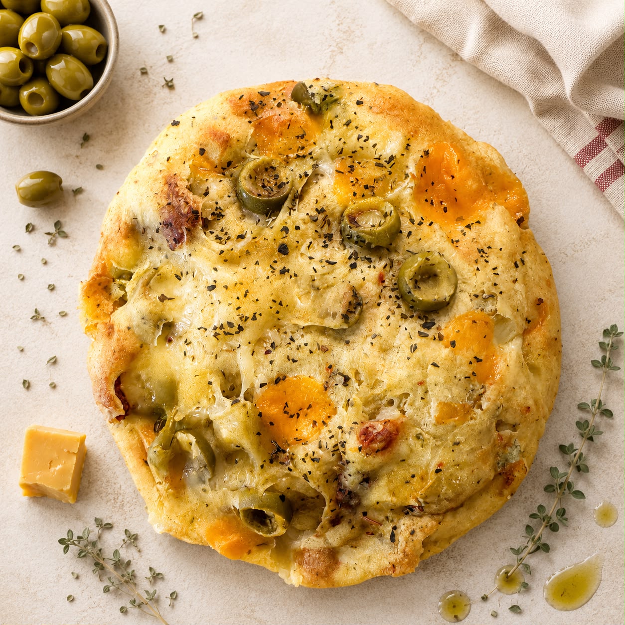Fougasse 3 Fromages