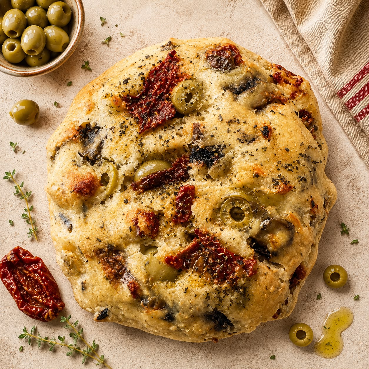 Fougasse Végétarienne